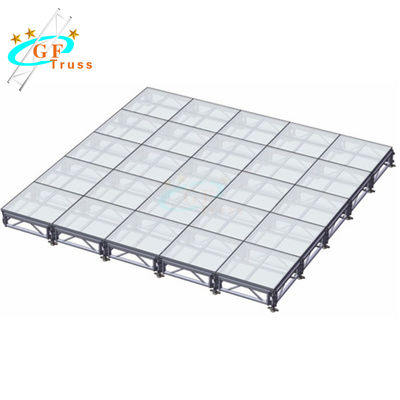Customized 0.6M Adjustable Height Aluminum Stage Platform For Exhibition