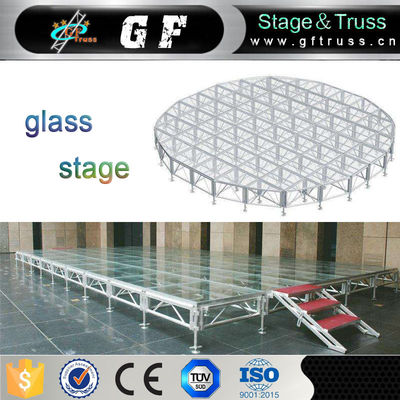 Acrylic Plexiglass Stage Platform 2m Adjustable Height