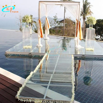 Aluminum Acrylic Glass Mobile Stage Platform For Concert Events