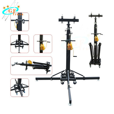 Heavy Duty Speaker Concert Truss Crank Stand Load 340KG Max Height 7M