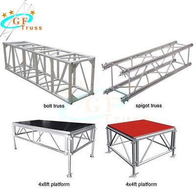 290x290mm Aluminum Spigot Truss Alloy Lighting Stage Decoration