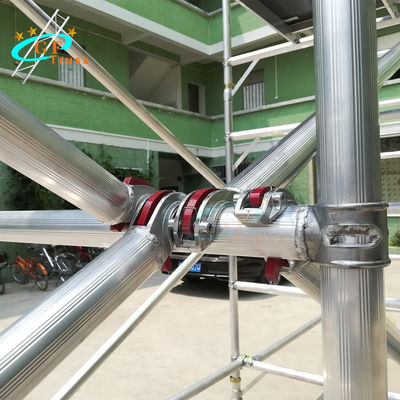 Outdoor Removable Aluminum Telescopic Scaffold Tower Easy Install