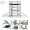 6082 Aluminum Scaffold Tower Pipe Parts With Climb Ladder