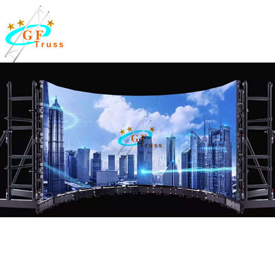 Light Weight 0.64m Length LED Screen Truss With Counterbalance Arm
