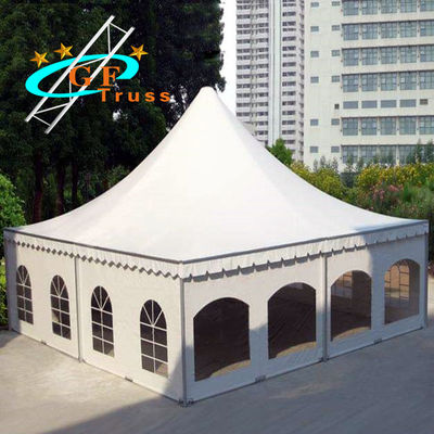 850g/sqm Aluminum Party Tent Decorate With Lights Flowers