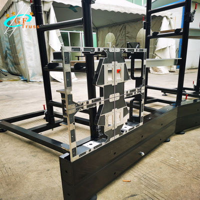 Aluminum 6061 Wall Group Stand Arc LED Screen Truss For Events