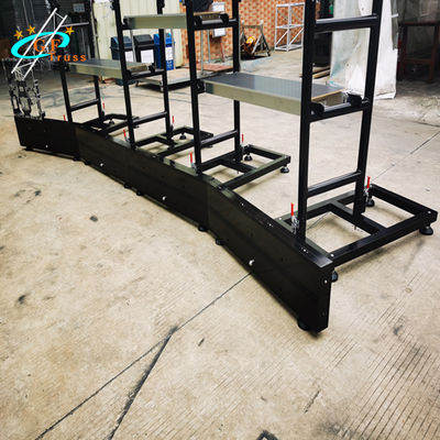 Aluminum 6061 Wall Group Stand Arc LED Screen Truss For Events