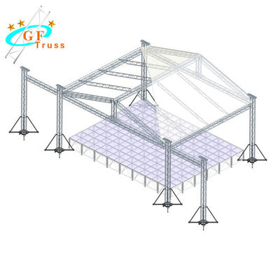 Outdoor Performance Stage Aluminum Roof Truss Light Weight