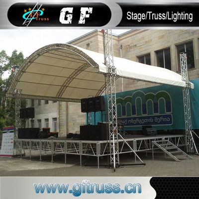 Outdoor Performance Stage Aluminum Roof Truss Light Weight