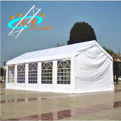 Portable White Outdoor Canopy Party Tent Reinforced 160g Polyethylene Roof