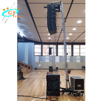 Folding Line Array Speaker Crank Up Stand For Sound