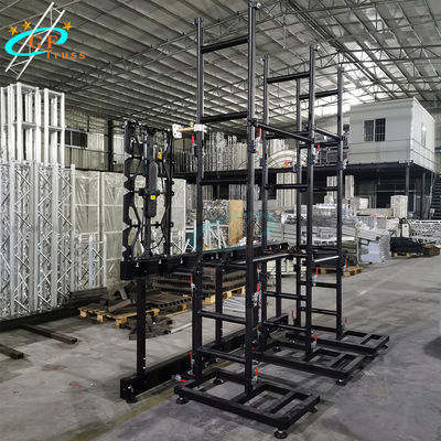 Adjustable Height Led Screen Display Background Truss For Cabinets