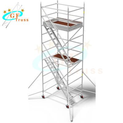 12m Height Telescopic Mobile Aluminum Scaffold Tower