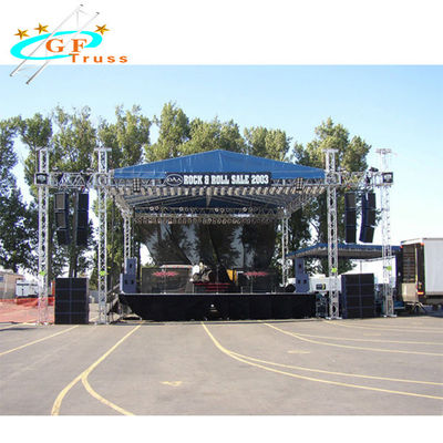 390mmx390mm Aluminum Roof Truss System With Stage Platform